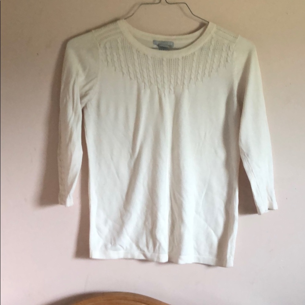 Cream colored sweater